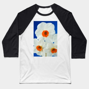 Narcissus  'Geranium'  AGM  Daffodil  Div. 8 Tazetta Baseball T-Shirt